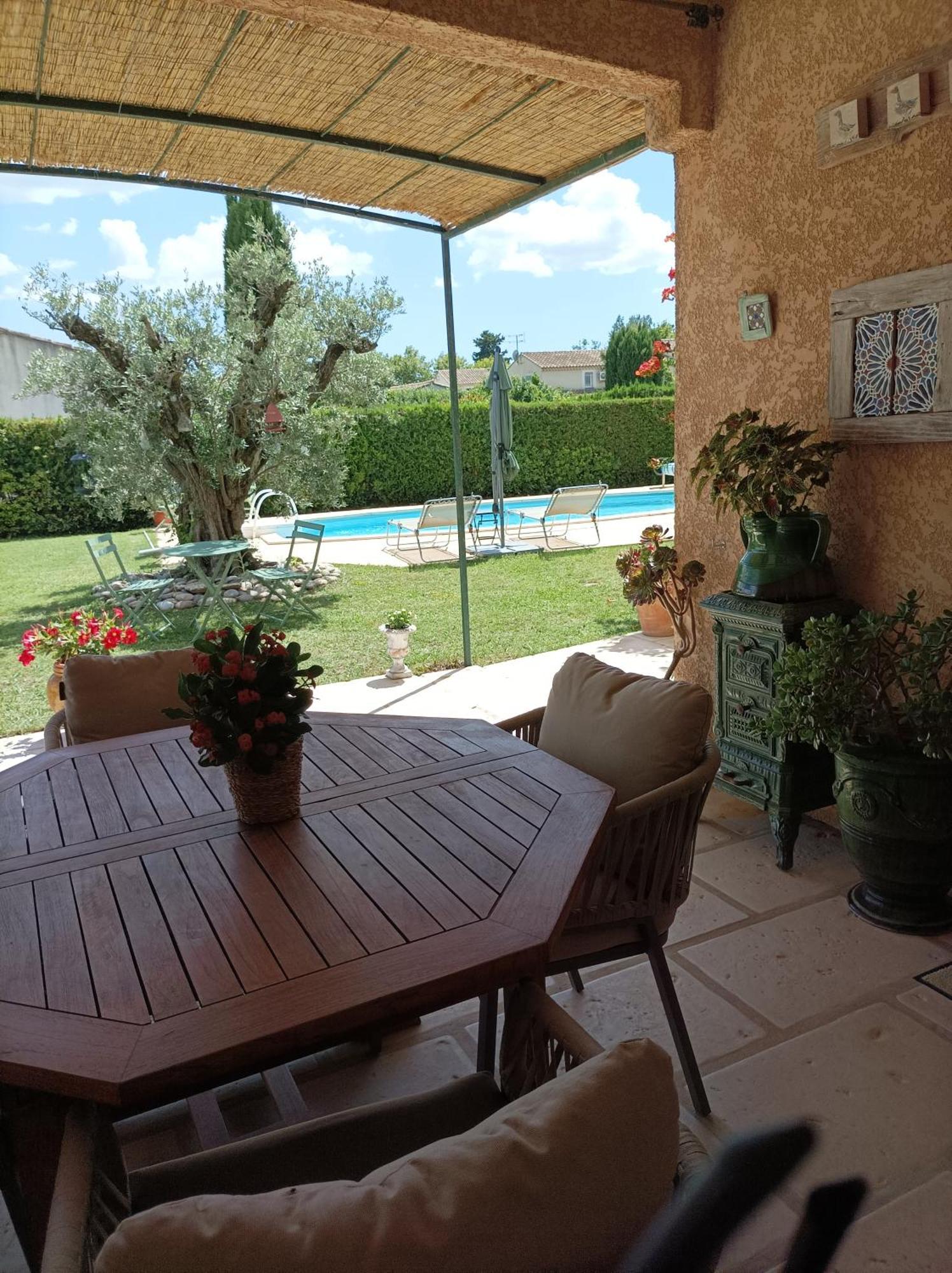 Chambre D'Hote Au Coeur Des Alpilles Мурьес Экстерьер фото